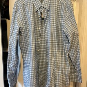 Men's Blue Checkered Shirt